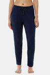 Amante Cotton Elastane Loungewear Bottom - Ocean Cavern Solid — thumbnail 1